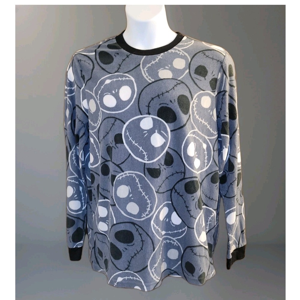 Disney Nightmare Before Christmas Jack Soft Lounge Pajama Set Top & Bottom Sz LG